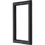 SDH8MCTUS10B Rockwell 8″ Back to Back Tubular Mitered Corner Handle in Antique Black Finish for Heavy Glass Frameless Shower Doors