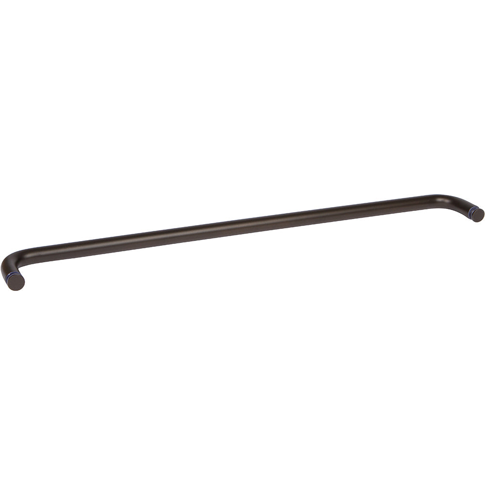 SDP3/4X27US10B 27″ Single Side Shower Door Towel Bar without Metal Washers in Antique Black Finish