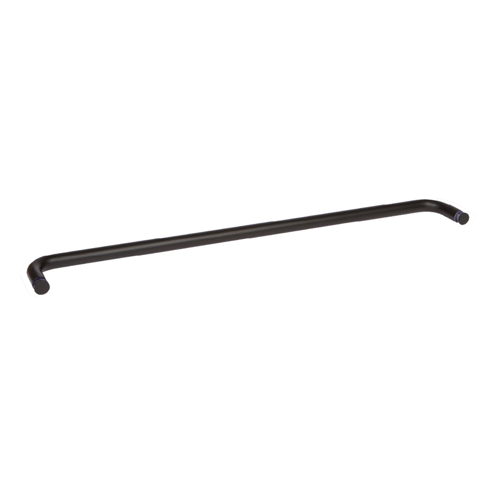 SDP3/4X26US10B 26″ Single Side Shower Door Towel Bar without Metal Washers in Antique Black Finish