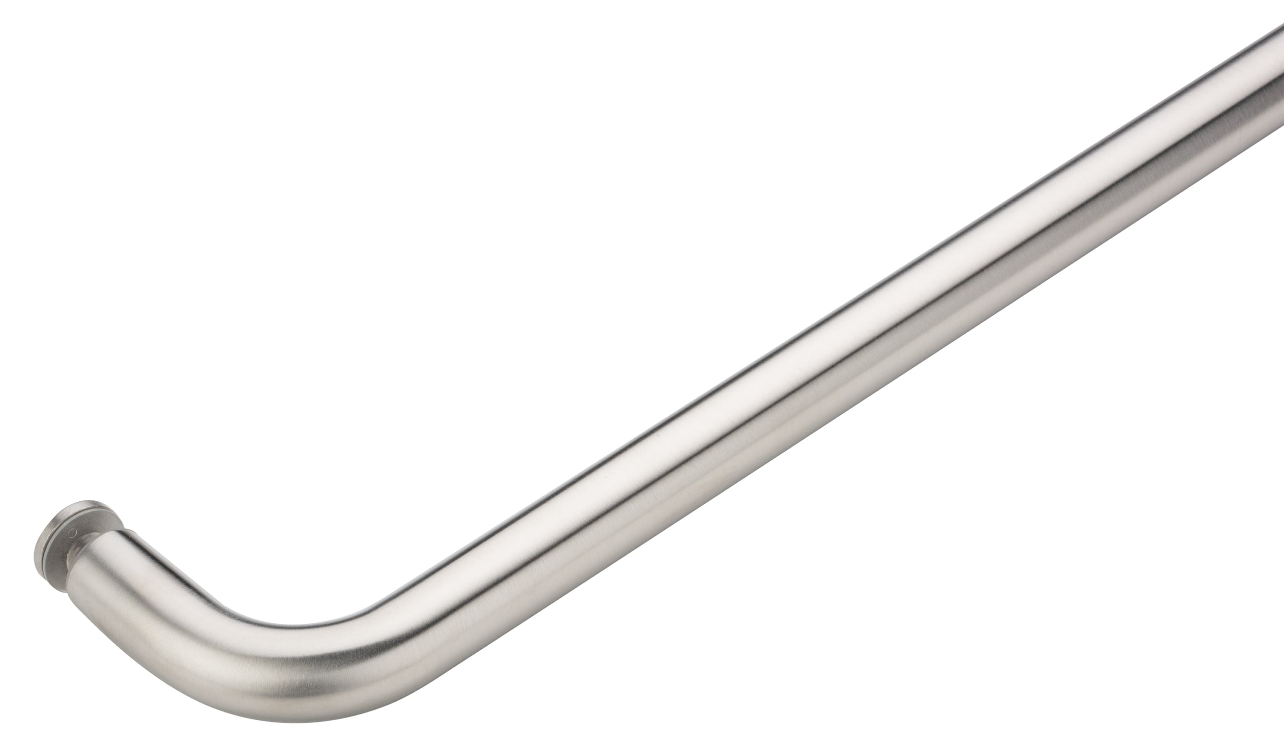SDP3/4X28BS 28" Single Side Shower Door Towel Bar without Metal Washers in Brushed Nickel Finish