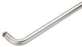 SDP3/4X28BS 28" Single Side Shower Door Towel Bar without Metal Washers in Brushed Nickel Finish