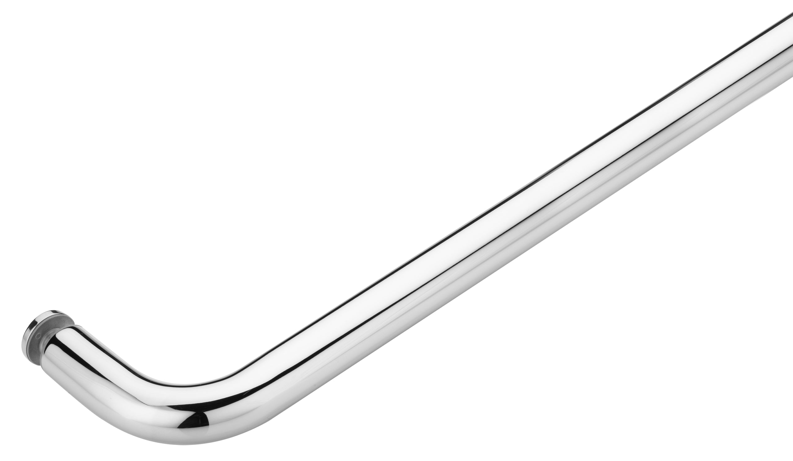 SDP3/4X27PS 27" Single Side Shower Door Towel Bar without Metal Washers in Chrome Finish