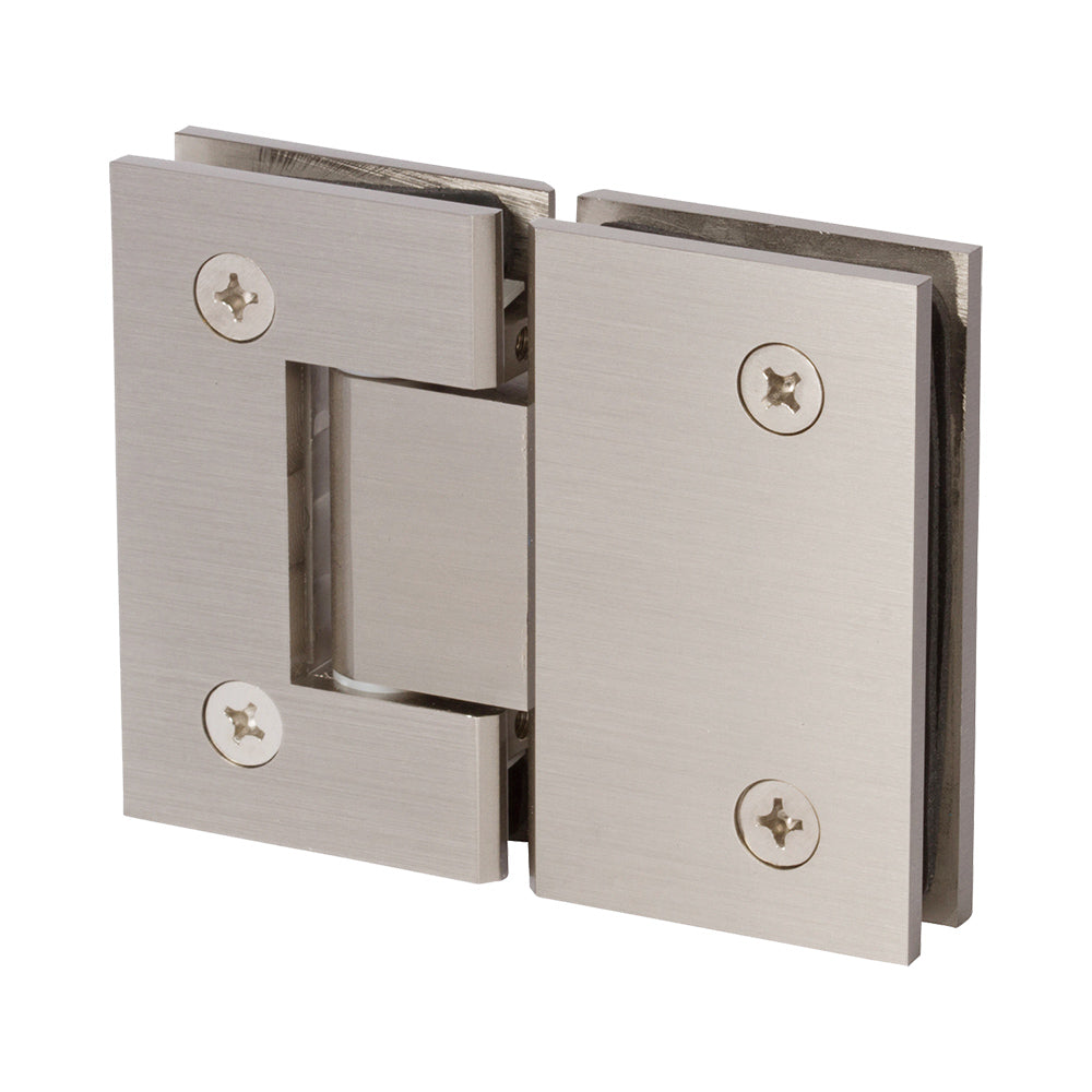 SHS180BSN0 Rockwell Classic 180 degree Glass to Glass Shower Hinge in Brushed Nickel Finish
