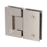 SHS180BSN0 Rockwell Classic 180 degree Glass to Glass Shower Hinge in Brushed Nickel Finish