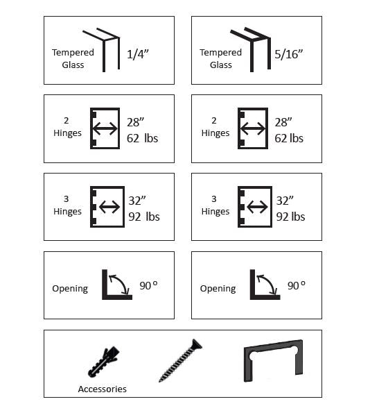 SJQL037US10B0 Junior Square Classic Full Backplate Shower Hinge in Antique Black Finish