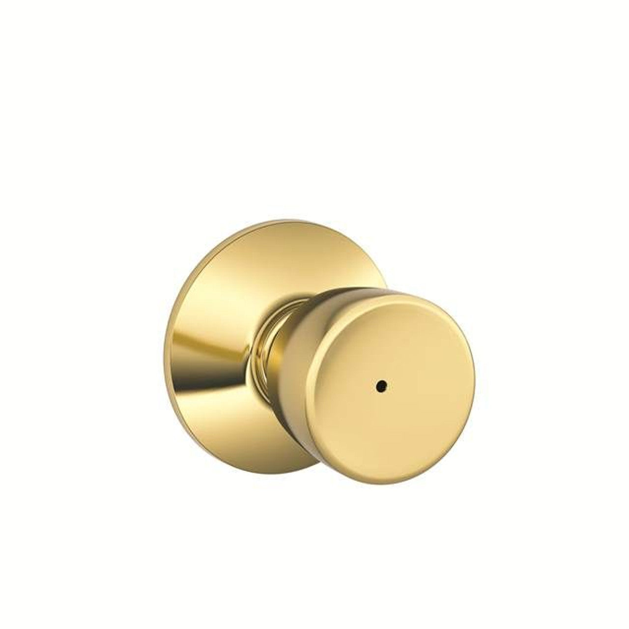Schlage Residential F51A - Entry Lock - Bell Knob, C Keyway with 16211 Latch and 10063 Strike