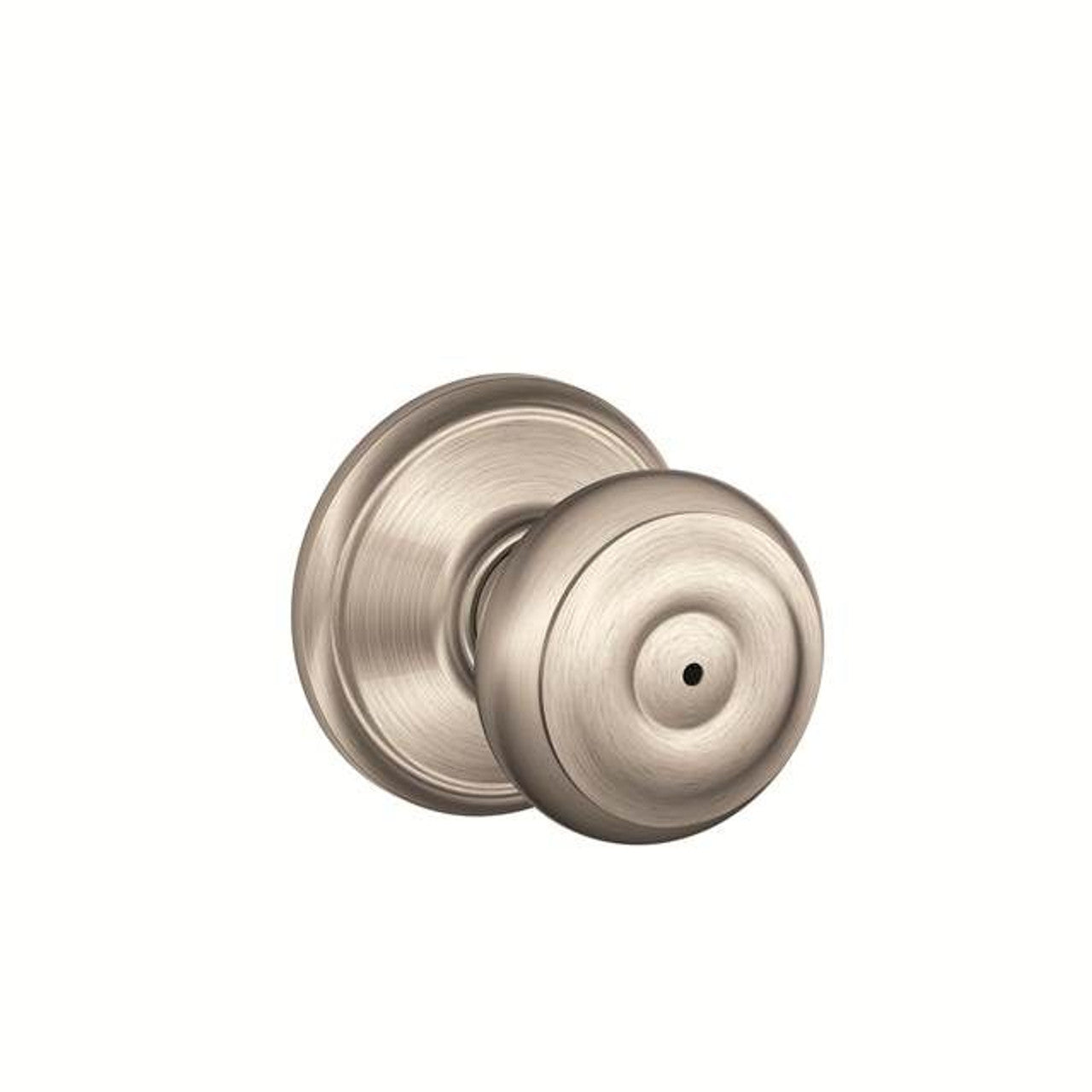 Schlage Residential F40 - Privacy Lock - Georgian Knob, 16080 Latch and 10027 Strike - Addison Trim
