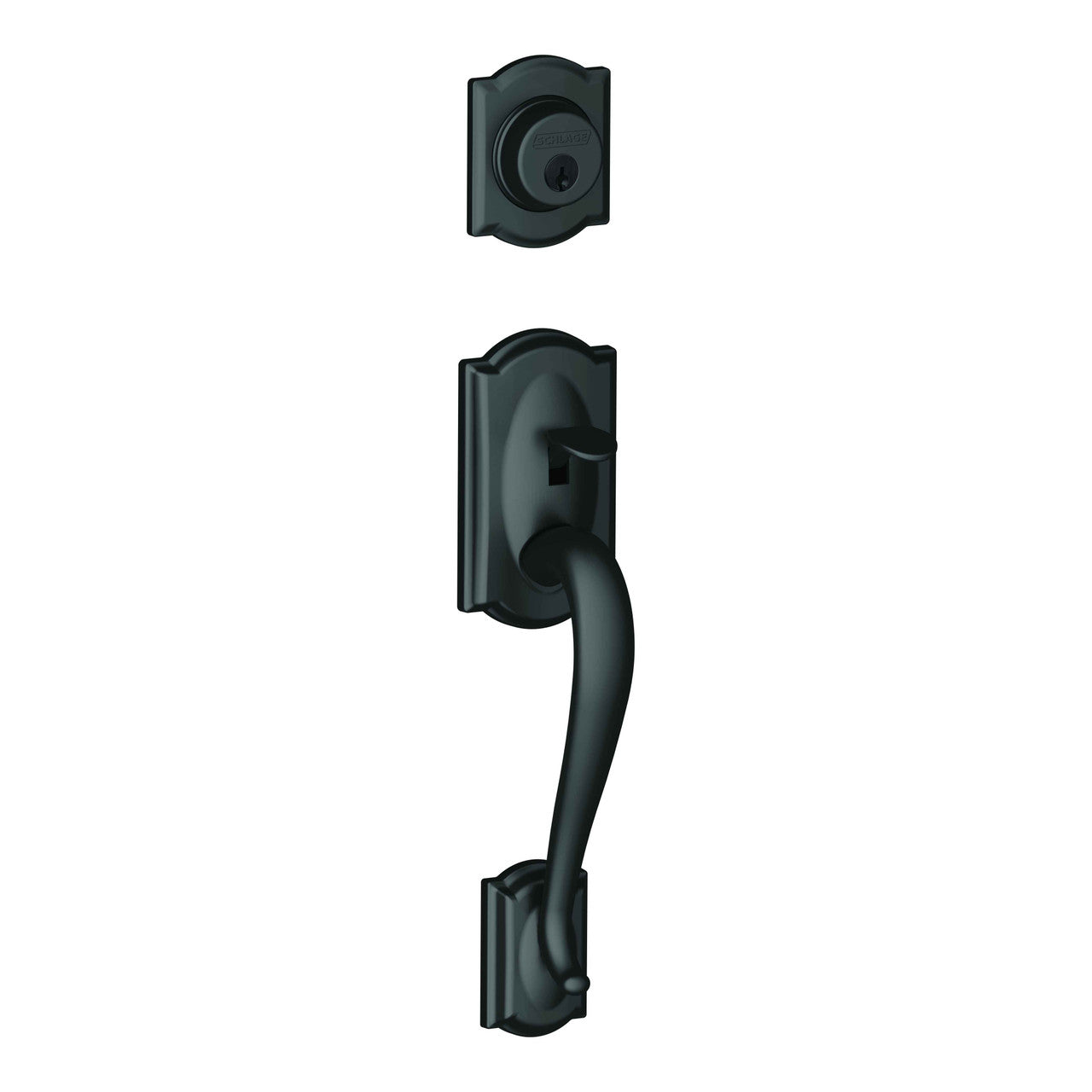 Schlage Residential FC58 - Custom Camelot Exterior Active Handleset Only with C Keyway
