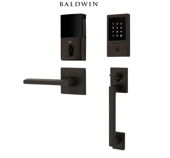 Baldwin 85393 Minneapolis Evolved Sectional Touchscreen Handleset with Z-Wave Technology