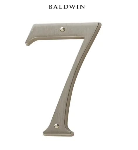 5" Baldwin "7" House Number