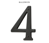 5" Baldwin "4" House Number