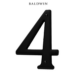 5" Baldwin "4" House Number