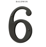5" Baldwin "6" House Number
