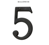 5" Baldwin "5" House Number