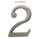 5" Baldwin "2" House Number