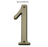 5" Baldwin "1" House Number