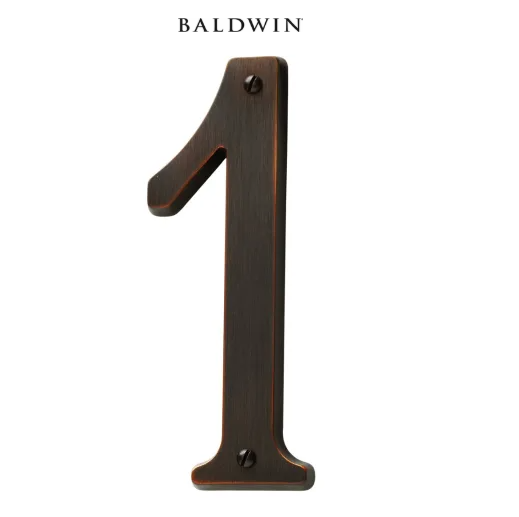 5" Baldwin "1" House Number