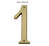 5" Baldwin "1" House Number