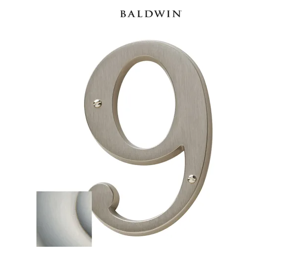 5" Baldwin "9" House Number