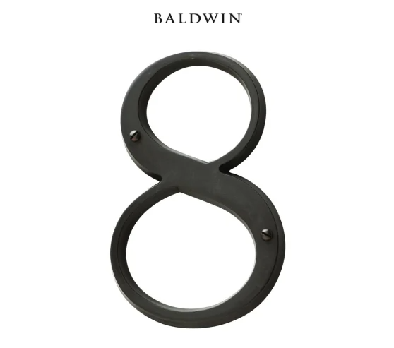 5" Baldwin "8" House Number