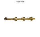 Baldwin 12 Inch Ornamental Heavy Duty Surface Bolt
