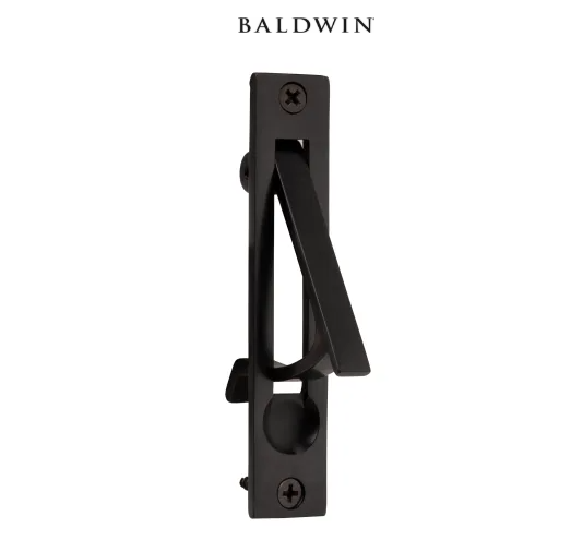 Baldwin 3/4 Inch x 3-7/8 Inch Solid Brass Edge Pull
