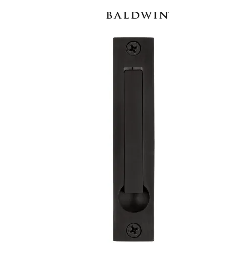 Baldwin 3/4 Inch x 3-7/8 Inch Solid Brass Edge Pull