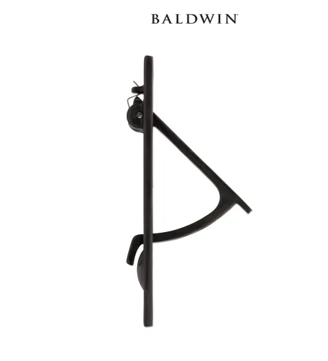 Baldwin 3/4 Inch x 3-7/8 Inch Solid Brass Edge Pull