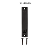 Baldwin 3/4 Inch x 3-7/8 Inch Solid Brass Edge Pull