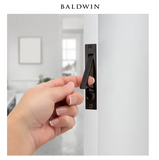 Baldwin 3/4 Inch x 3-7/8 Inch Solid Brass Edge Pull