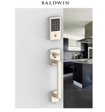 Baldwin Touchscreen Minneapolis Left Handed Inactive Dummy Handleset with 5162 Interior Lever