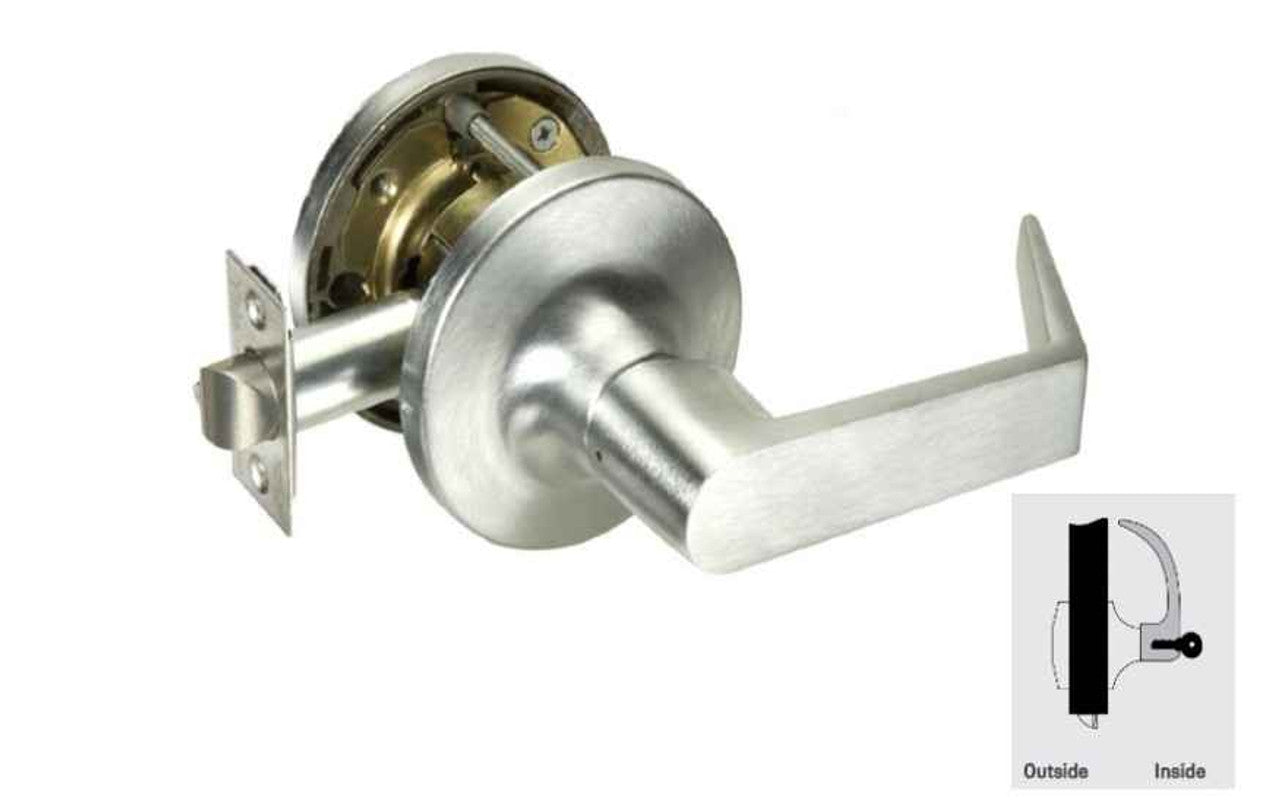 Accentra 5428LN Heavy Duty Grade 1 Communicating Passage Door Cylindrical Lever Lock