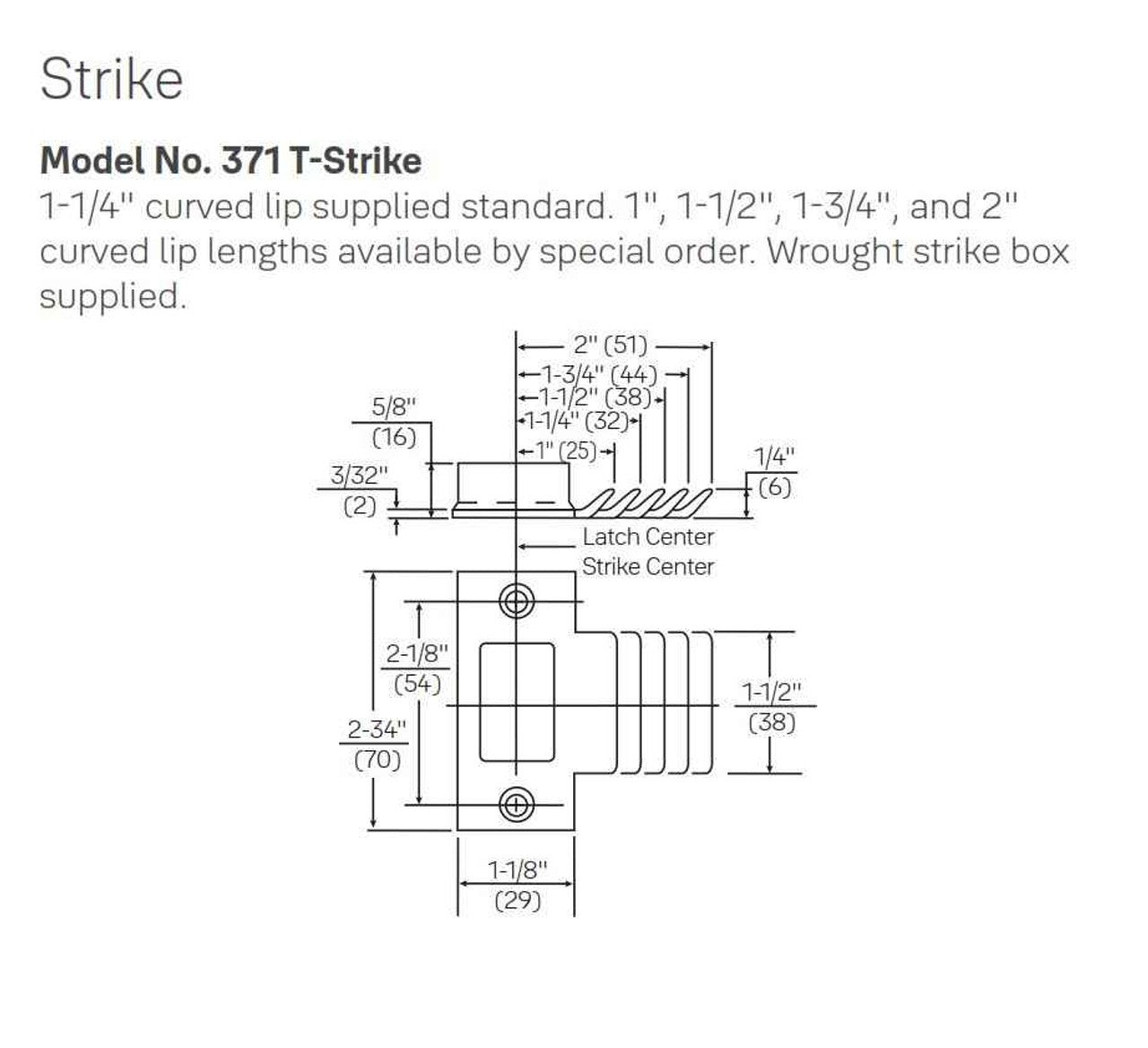 Accentra (Yale) YSSL10 Security SideLite Auxiliary Latch