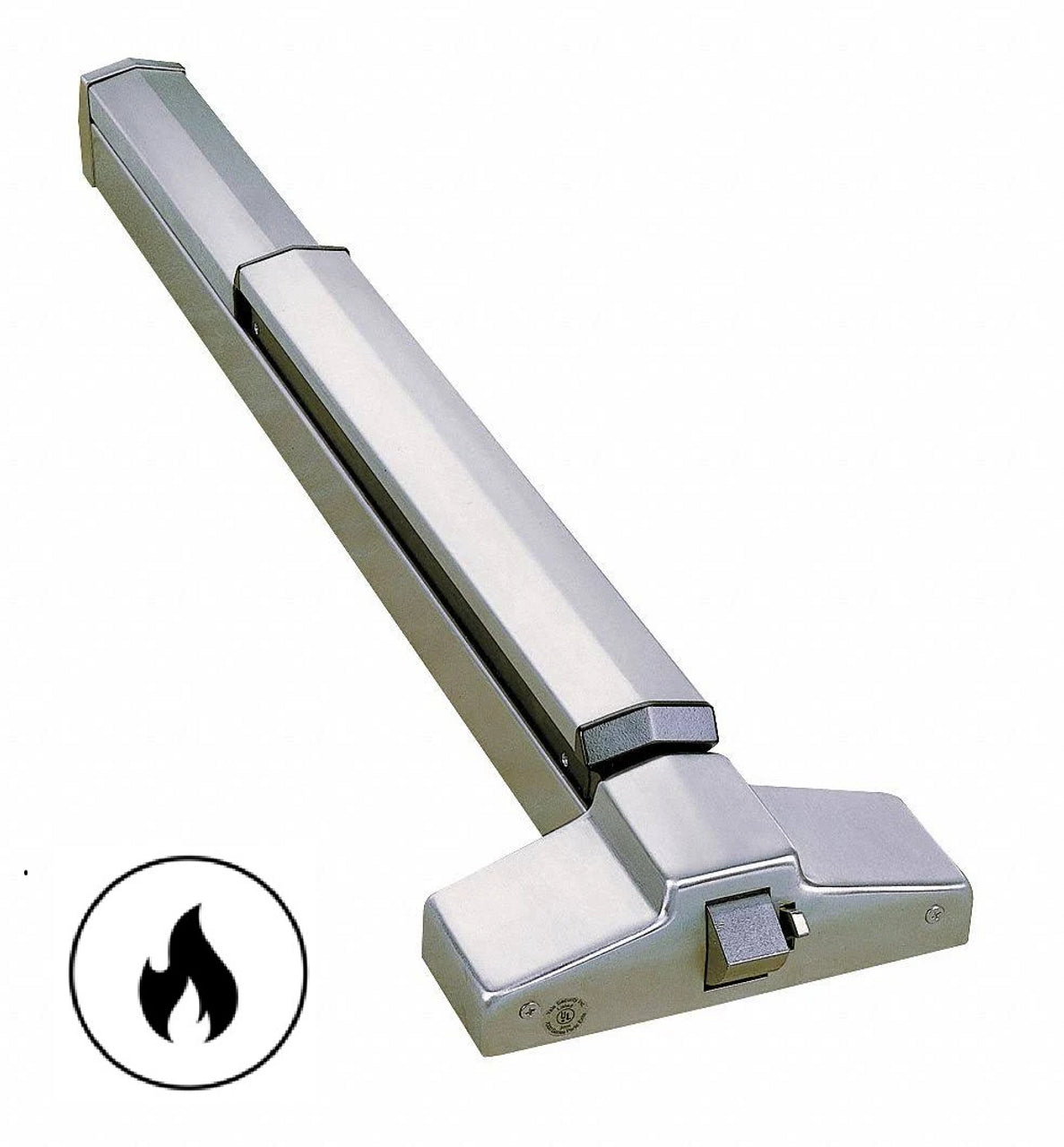 Accentra (Yale) 7100F - Fire Rated 48" Grade 1 Rim Exit Bar, Wide Stile Pushpad, Less Trim, Less Dogging