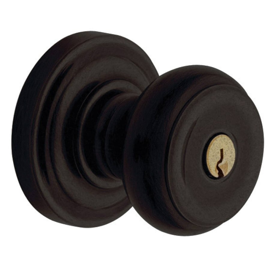 Baldwin Colonial Style Keyed Entry Door Knob Set with Classic Rosette the Emergency Exit Function