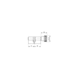 Ferco BKS Knob Cylinder Normal 8806N Size: Z35-K35 3 keys different