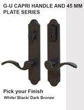 G-U Capri Handle and 45 mm Plate Series, Zamac, Active