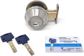 Cronus® Single Cylinder Grade 2 Deadbolt; includes Card & 2 Cut Keys