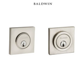 Contemporary Square Deadbolt Double Cylinder
