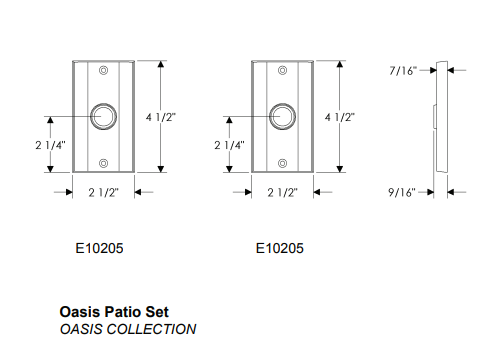 Rocky Mountain Oasis Patio Set 2 1/2″ x 4 1/2″