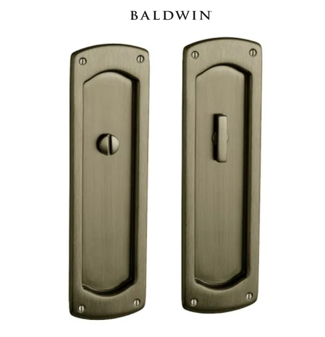 Baldwin PD007.PRIV Palo Alto Pocket Door Privacy Set