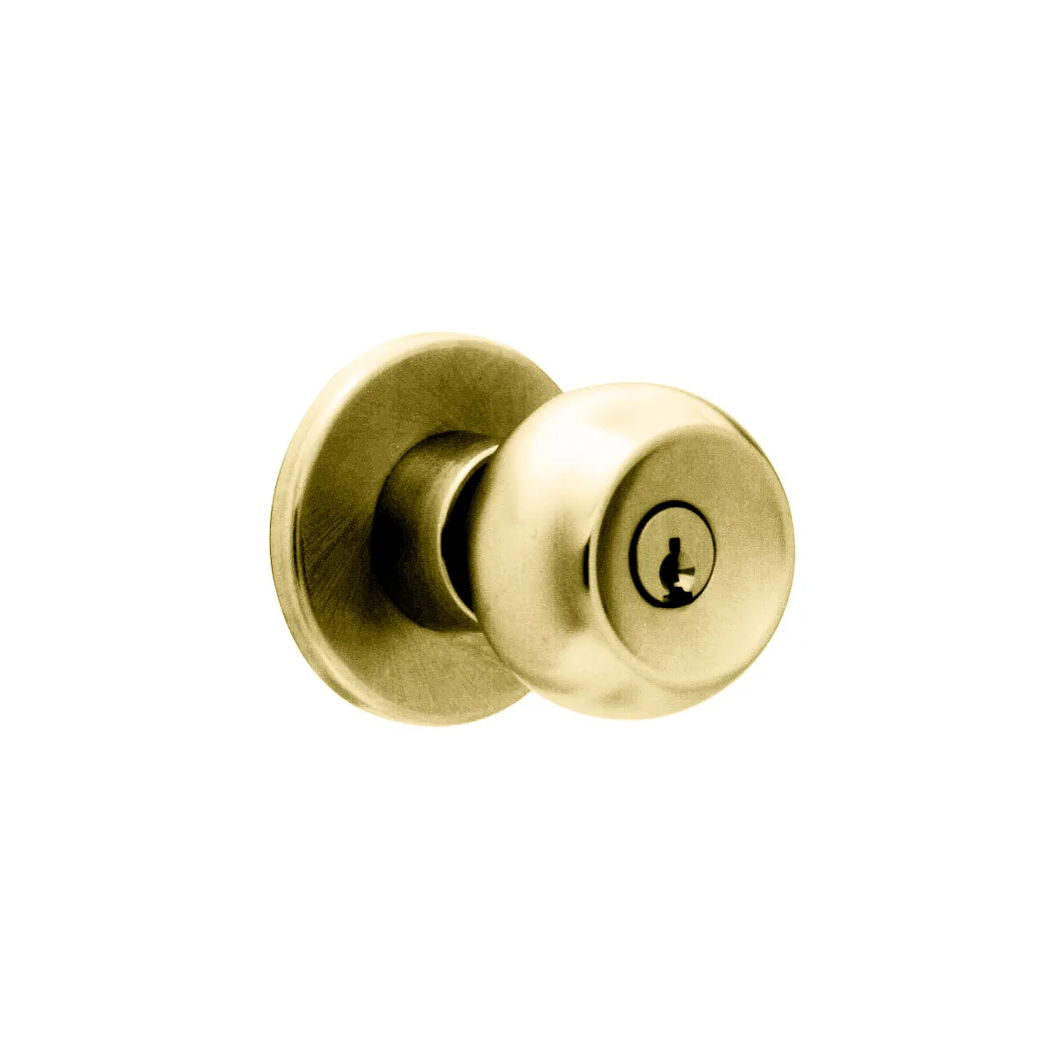 Falcon X Series Office Keyed Entry Knob Set with Troy Knob and Gala Rose
