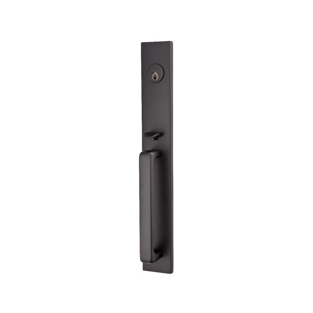 Emtek Lausanne Entrance Handleset - Brass Tubular