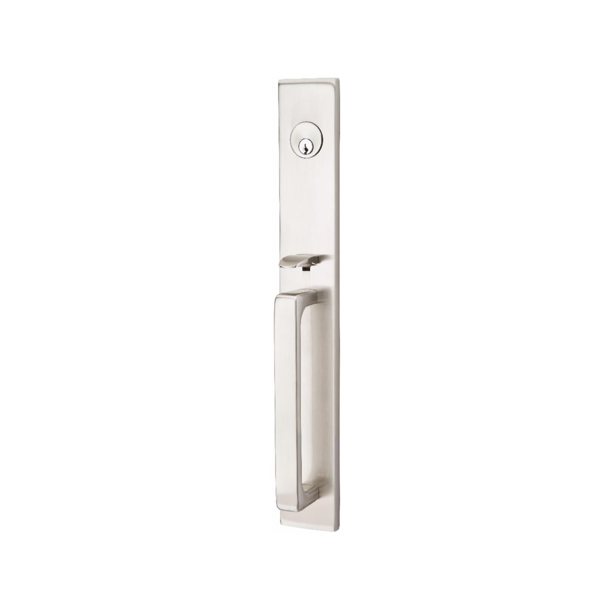 Emtek Lausanne Entrance Handleset - Brass Tubular