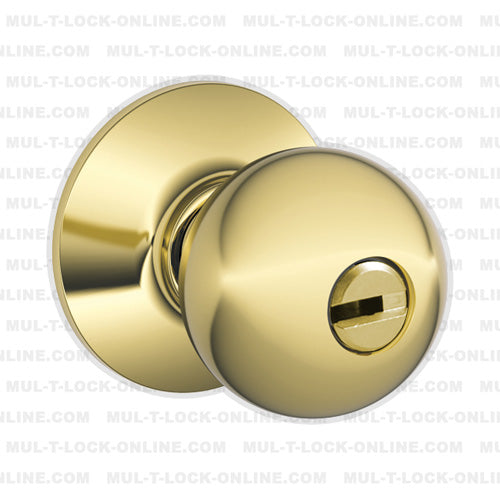 MUL-T-LOCK MT5+ Cronus-Adonis Grade 2 Knob Lockset (Ball Style)