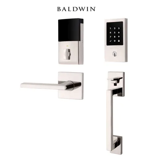 Baldwin 85393 Minneapolis Evolved Sectional Touchscreen Handleset with Z-Wave Technology