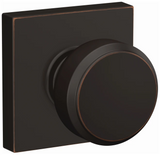 Schlage Residential F10 - Bowery Knob Passage Lock with 16080 Latch and 10027 Strike - Collins Trim