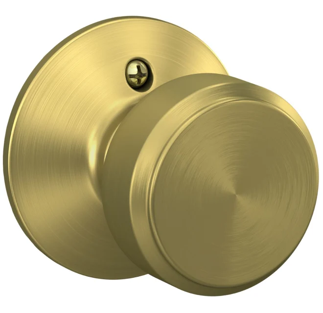 Schlage Residential F170 - Bowery Knob Half Dummy- Kinsler Rose