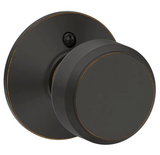 Schlage Residential F170 - Bowery Knob Half Dummy- Kinsler Rose