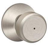 Schlage Residential F40 - Privacy Lock - Bowery Knob, 16080 Latch and 10027 Strike -Kinsler Rose